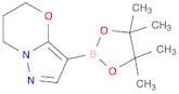 3-(4,4,5,5-tetramethyl-1,3,2-dioxaborolan-2-yl)-6,7-dihydro-5H-pyrazolo[5,1-b][1,3]oxazine