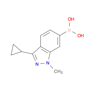 (3-Cyclopropyl-1-methylindazol-6-yl)boronic acid