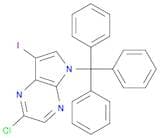 2-chloro-7-iodo-5-(triphenylmethyl)-5H-pyrrolo[2,3-b]pyrazine
