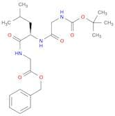 benzyl 2-[[(2R)-2-[[2-(tert-butoxycarbonylamino)acetyl]amino]-4-methyl-pentanoyl]amino]acetate