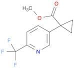 methyl 1-[6-(trifluoromethyl)-3-pyridyl]cyclopropanecarboxylate
