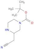 1-Piperazinecarboxylic acid, 3-(cyanomethyl)-, 1,1-dimethylethyl ester