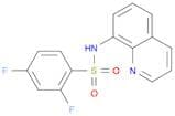 2,4-DIFLUORO-N-(QUINOLIN-8-YL)BENZENE-1-SULFONAMIDE