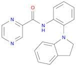 2-Pyrazinecarboxamide, N-[2-(2,3-dihydro-1H-indol-1-yl)phenyl]-
