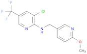 3-chloro-N-((6-methoxypyridin-3-yl)methyl)-5-(trifluoromethyl)pyridin-2-amine