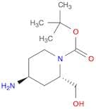 Tert-butyl (2S,4S)-4-amino-2-(hydroxymethyl)piperidine-1-carboxylate