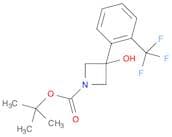 tert-butyl 3-hydroxy-3-[2-(trifluoromethyl)phenyl]azetidine-1-carboxylate