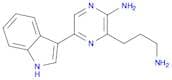Pyrazinepropanamine, 3-amino-6-(1H-indol-3-yl)-