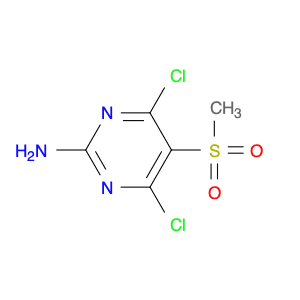 4,6-dichloro-5-methylsulfonylpyrimidin-2-amine