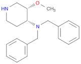 4-Piperidinamine, 3-methoxy-N,N-bis(phenylmethyl)-, (3S,4R)-