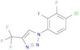 1-(4-chloro-3-fluoro-2-iodo-phenyl)-4-(trifluoromethyl)triazole