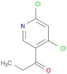1-(4,6-dichloro-3-pyridyl)propan-1-one