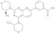 3-[2,4-bis[(3S)-3-methylmorpholin-4-yl]pyrido[2,3-d]pyrimidin-7-yl]benzoic acid