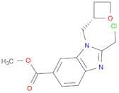 methyl 2-(chloromethyl)-3-[[(2S)-oxetan-2-yl]methyl]benzimidazole-5-carboxylate