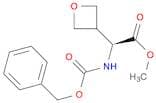 methyl (2S)-2-(benzyloxycarbonylamino)-2-(oxetan-3-yl)acetate