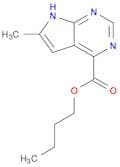 butyl 6-methyl-7H-pyrrolo[2,3-d]pyrimidine-4-carboxylate