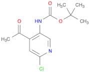 tert-butyl N-(4-acetyl-6-chloro-3-pyridyl)carbamate