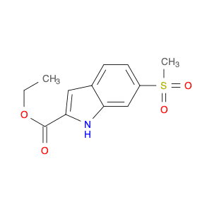 ethyl 6-methylsulfonyl-1H-indole-2-carboxylate