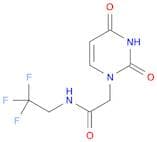 2-(2,4-dioxopyrimidin-1-yl)-N-(2,2,2-trifluoroethyl)acetamide
