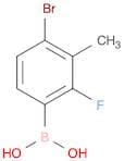 4-Bromo-2-fluoro-3-methylphenylboronic acid