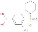 [3-methyl-4-(piperidine-1-sulfonyl)phenyl]boronic acid