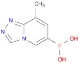 {8-Methyl-[1,2,4]triazolo[4,3-a]pyridin-6-yl}boronic acid