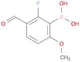 (2-Fluoro-3-formyl-6-methoxyphenyl)boronic acid