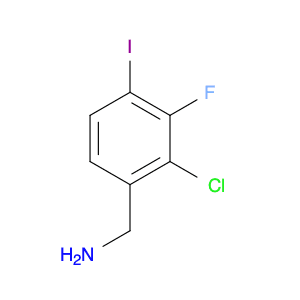 (2-chloro-3-fluoro-4-iodophenyl)methanamine