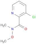 3-chloro-N-methoxy-N-methylpicolinamide
