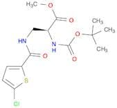 (S)-methyl 2-((tert-butoxycarbonyl)amino)-3-(5-chlorothiophene-2-carboxamido)propanoate