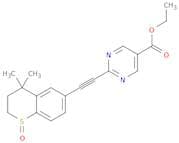Ethyl 2-[2-(3,4-dihydro-4,4-dimethyl-1-oxido-2H-1-benzothiopyran-6-yl)ethynyl]-5-pyrimidinecarboxy…