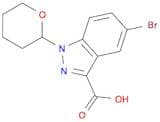 5-bromo-1-(tetrahydro-2H-pyran-2-yl)-1H-indazole-3-carboxylic acid