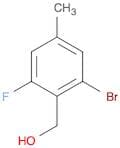 (2-Bromo-6-fluoro-4-methylphenyl)methanol