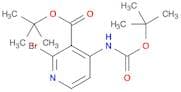tert-Butyl 2-bromo-4-((tert-butoxycarbonyl)amino)nicotinate