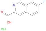 7-fluoroisoquinoline-3-carboxylic acid hydrochloride