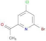 1-(6-Bromo-4-chloropyridin-2-yl)ethanone