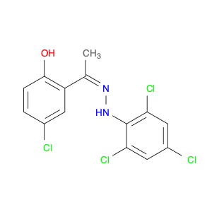 1-(5-Chloro-2-hydroxyphenyl)ethanone (2,4,6-trichlorophenyl)hydrazone