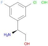 (2S)-2-amino-2-(3-chloro-5-fluoro-phenyl)ethanol;hydrochloride