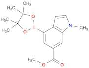 Methyl1-methyl-4-(4,4,5,5-tetramethyl-1,3,2-dioxaborolan-2-yl)-1H-indole-6-carboxylate