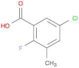 5-Chloro-2-fluoro-3-methylbenzoicacid