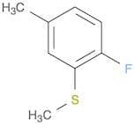 1-Fluoro-4-methyl-2-(methylsulfanyl)benzene