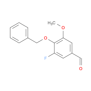 Benzaldehyde, 3-fluoro-5-methoxy-4-(phenylmethoxy)-