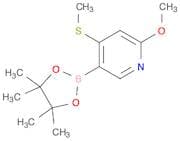 2-Methoxy-4-(methylthio)pyridine-5-boronic acid pinacol ester