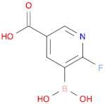5-Borono-6-fluoro-pyridine-3-carboxylicacid