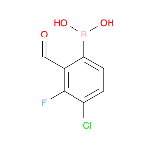4-Chloro-3-fluoro-2-formylphenylboronic acid