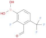 (2-fluoro-3-formyl-4-(trifluoromethyl)phenyl)boronicacid