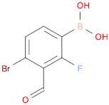 (4-Bromo-2-fluoro-3-formyl-phenyl)boronicacid