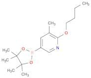 2-Butoxy-3-methyl-5-(4,4,5,5-tetramethyl-1,3,2-dioxaborolan-2-yl)pyridine