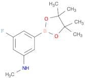 Benzenamine, 3-fluoro-N-methyl-5-(4,4,5,5-tetramethyl-1,3,2-dioxaborolan-2-yl)-