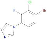 1-(4-bromo-3-chloro-2-fluorophenyl)-1H-imidazole